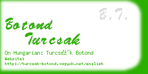 botond turcsak business card